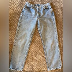 VINTAGE 90’s ORIGINAL LEE JEANS High Waisted Size 8 Short RELAXED FIT STRAIGHT